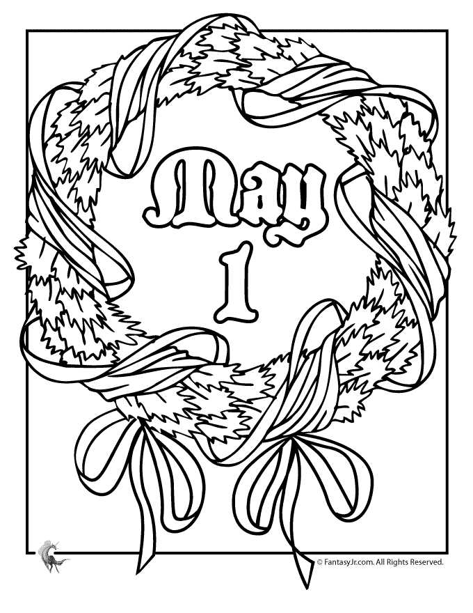 may coloring sheets free printable