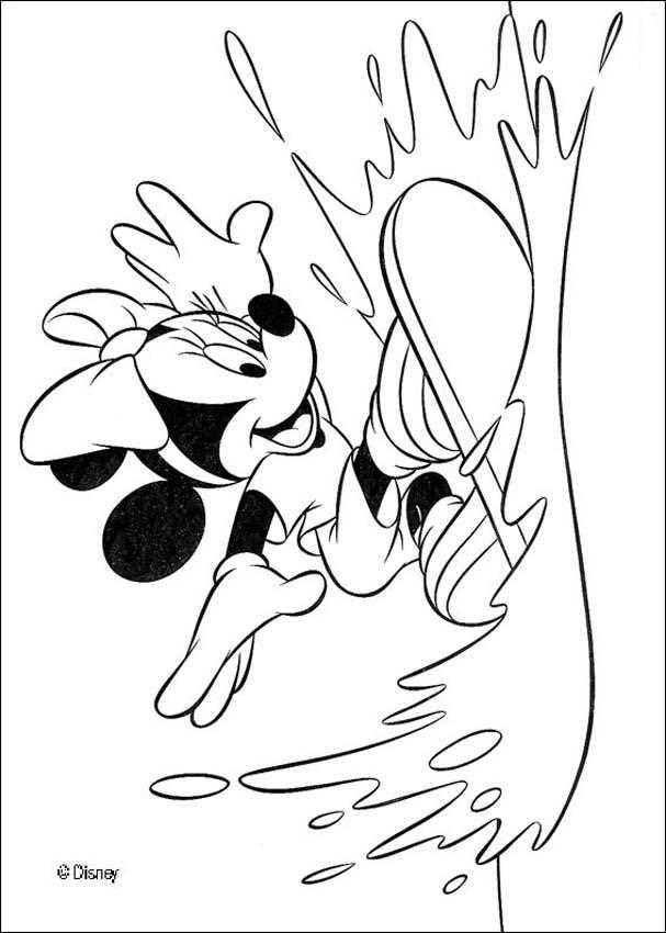 mickey and minnie mouse coloring pages printables
