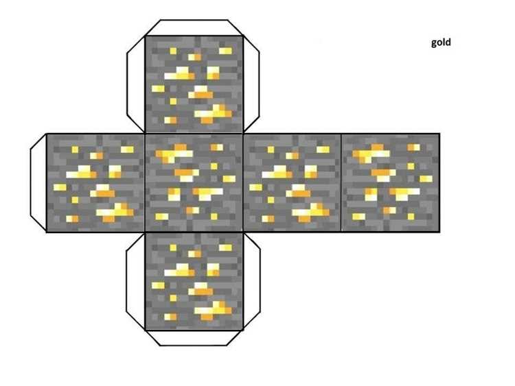 minecraft cube printable minecraft cube printable