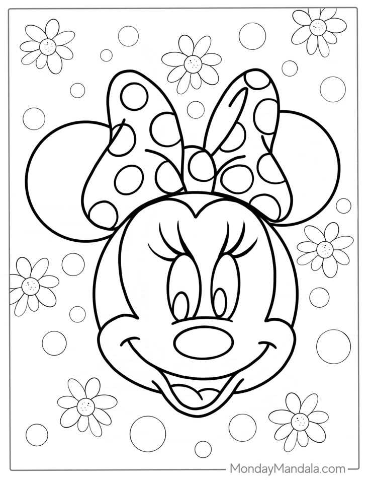 minnie mouse coloring pages printable minnie mouse coloring pages printable
