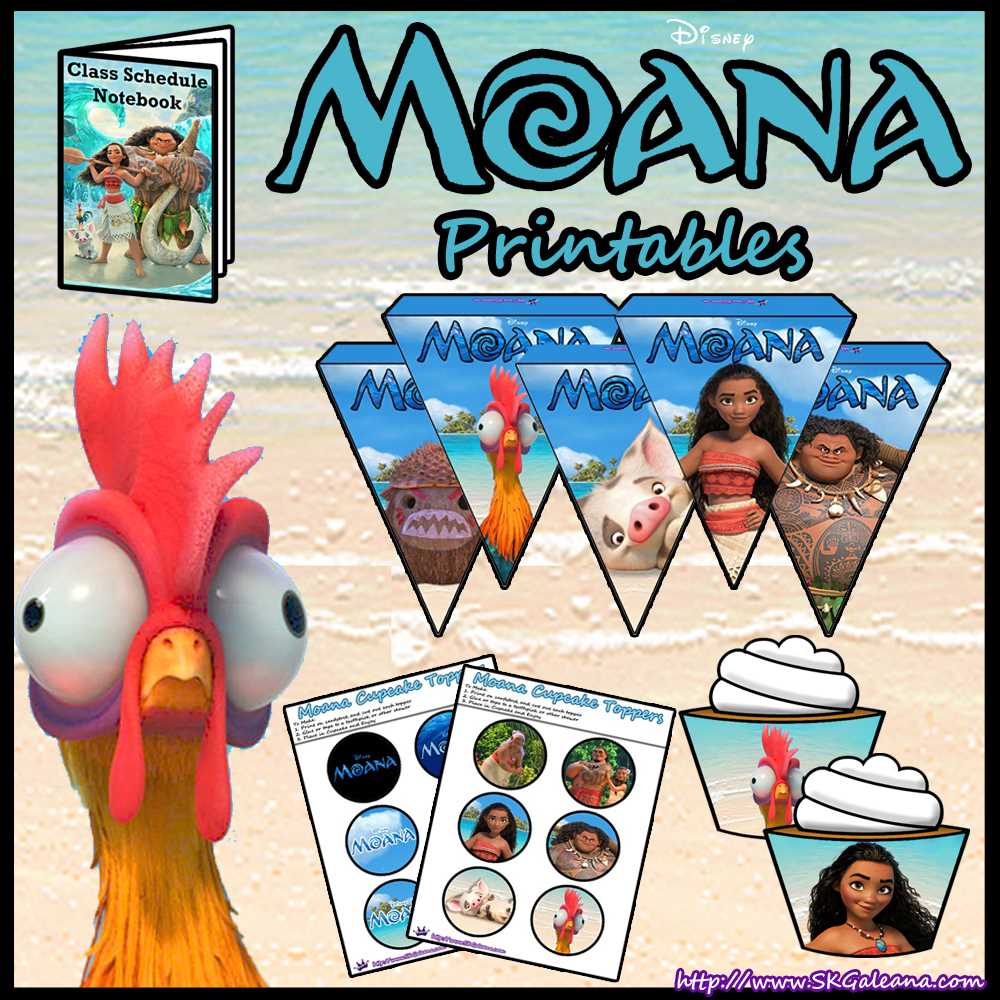 moana free printables moana free printables