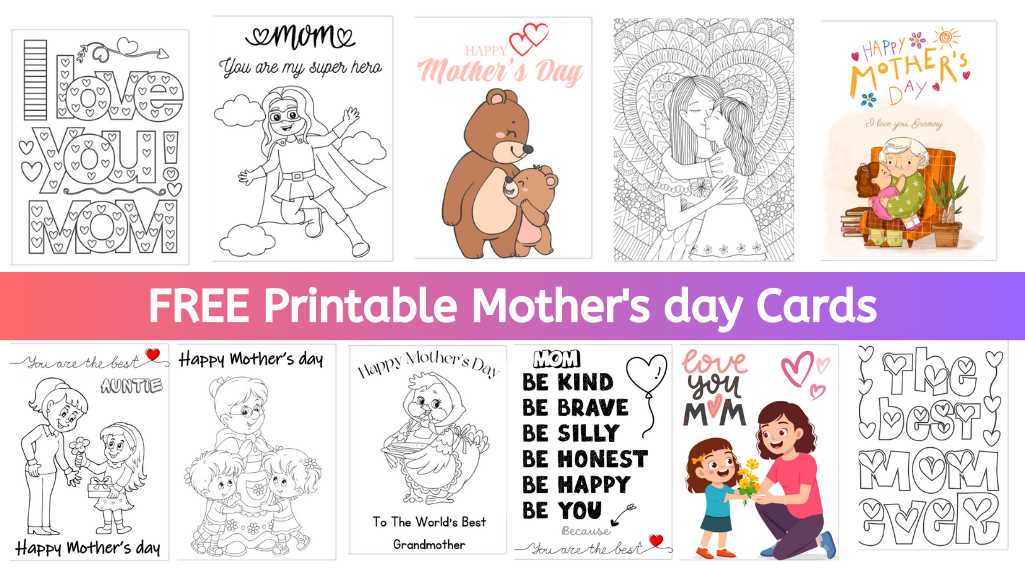 mom day cards printable mom day cards printable