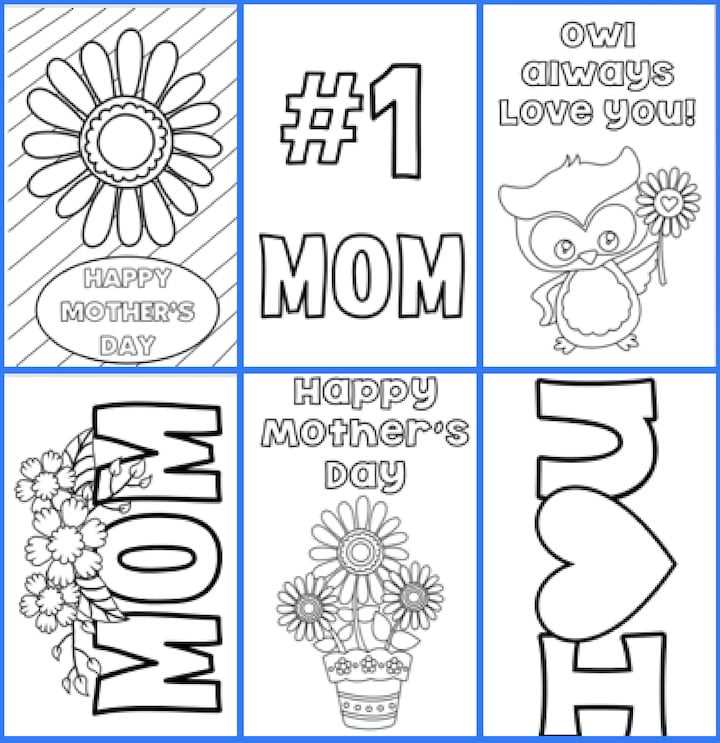 mom day cards printable mom day cards printable