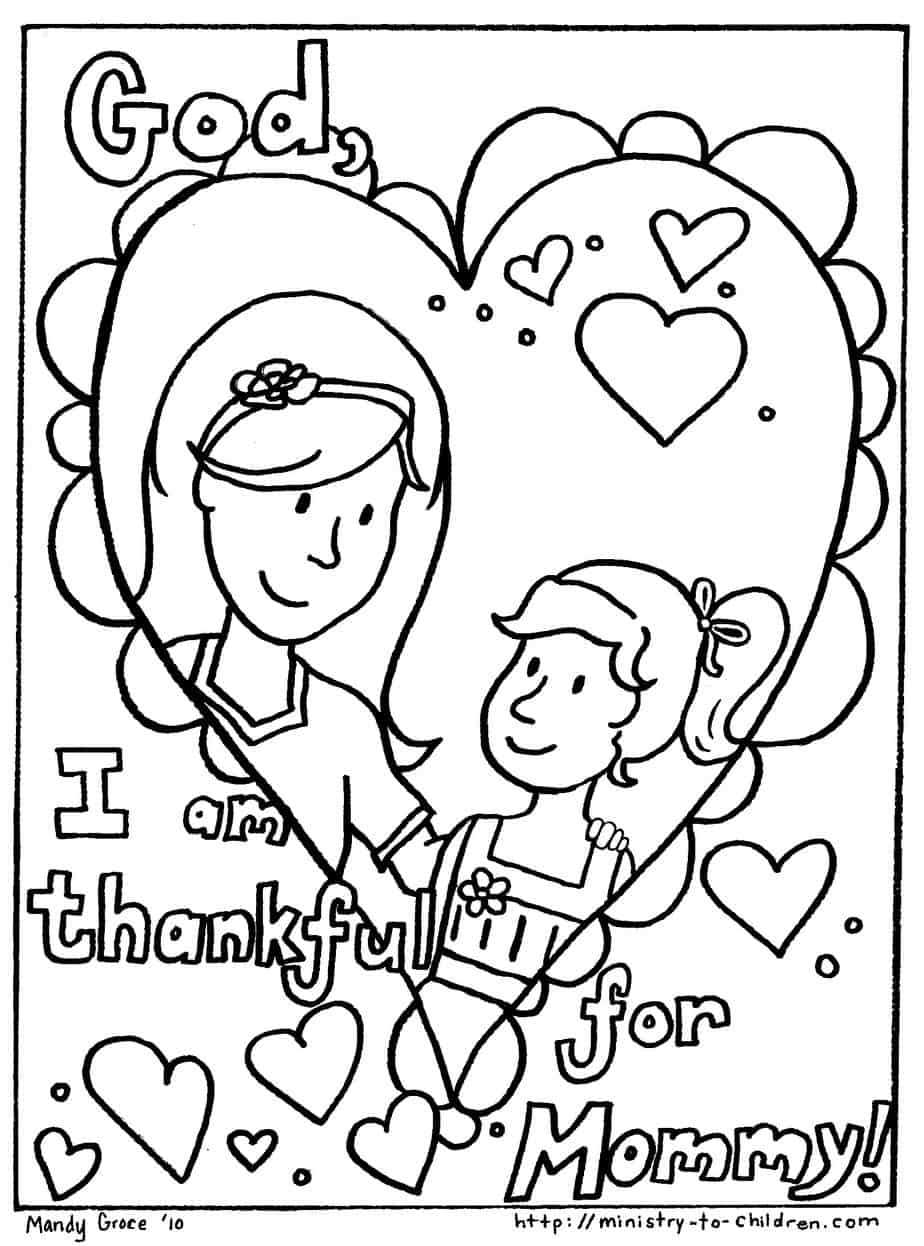 mothers day coloring printables mothers day coloring printables