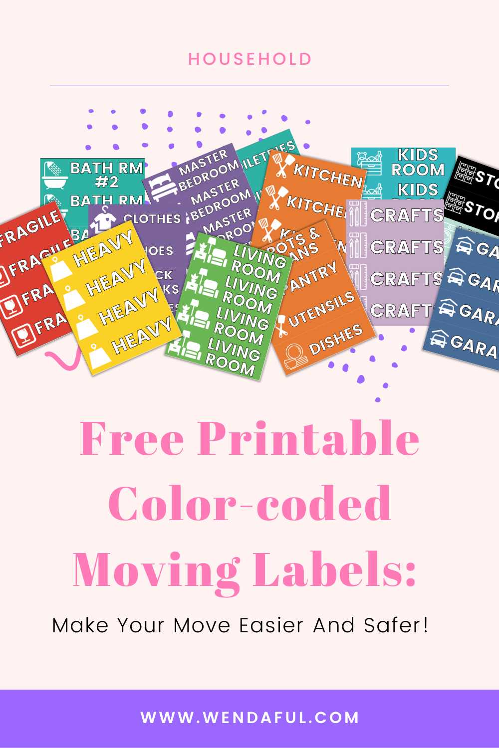 moving labels printable moving labels printable