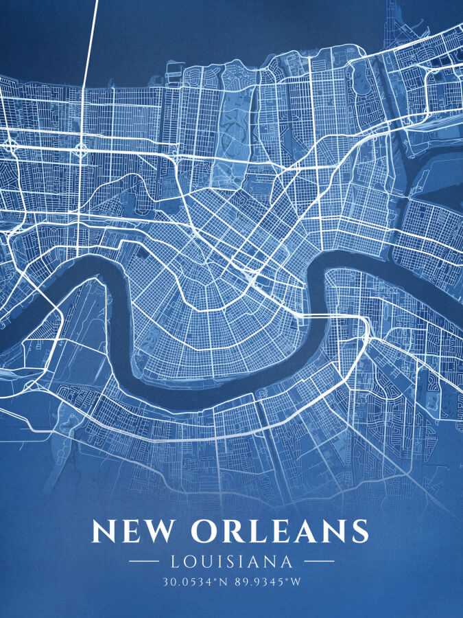 new orleans printable map new orleans printable map