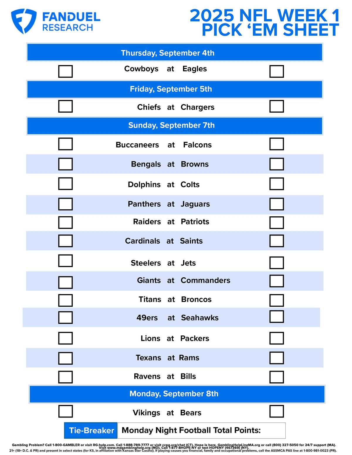 nfl printable pick em nfl printable pick em