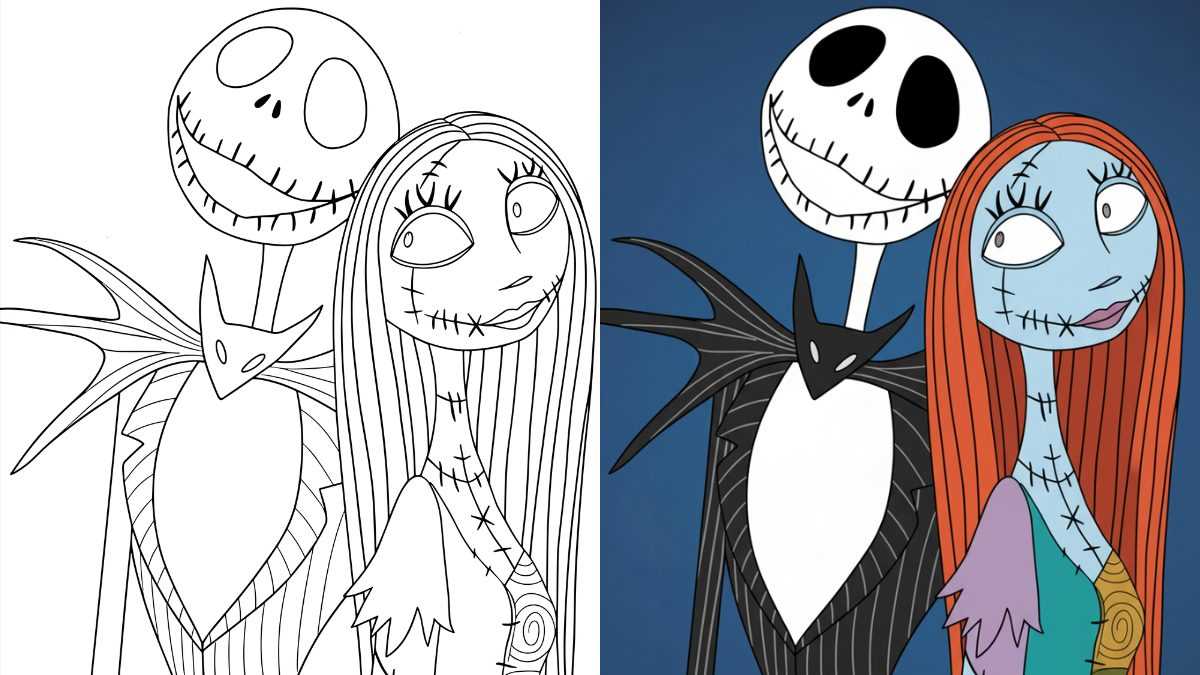 nightmare before christmas printable coloring pages nightmare before christmas printable coloring pages
