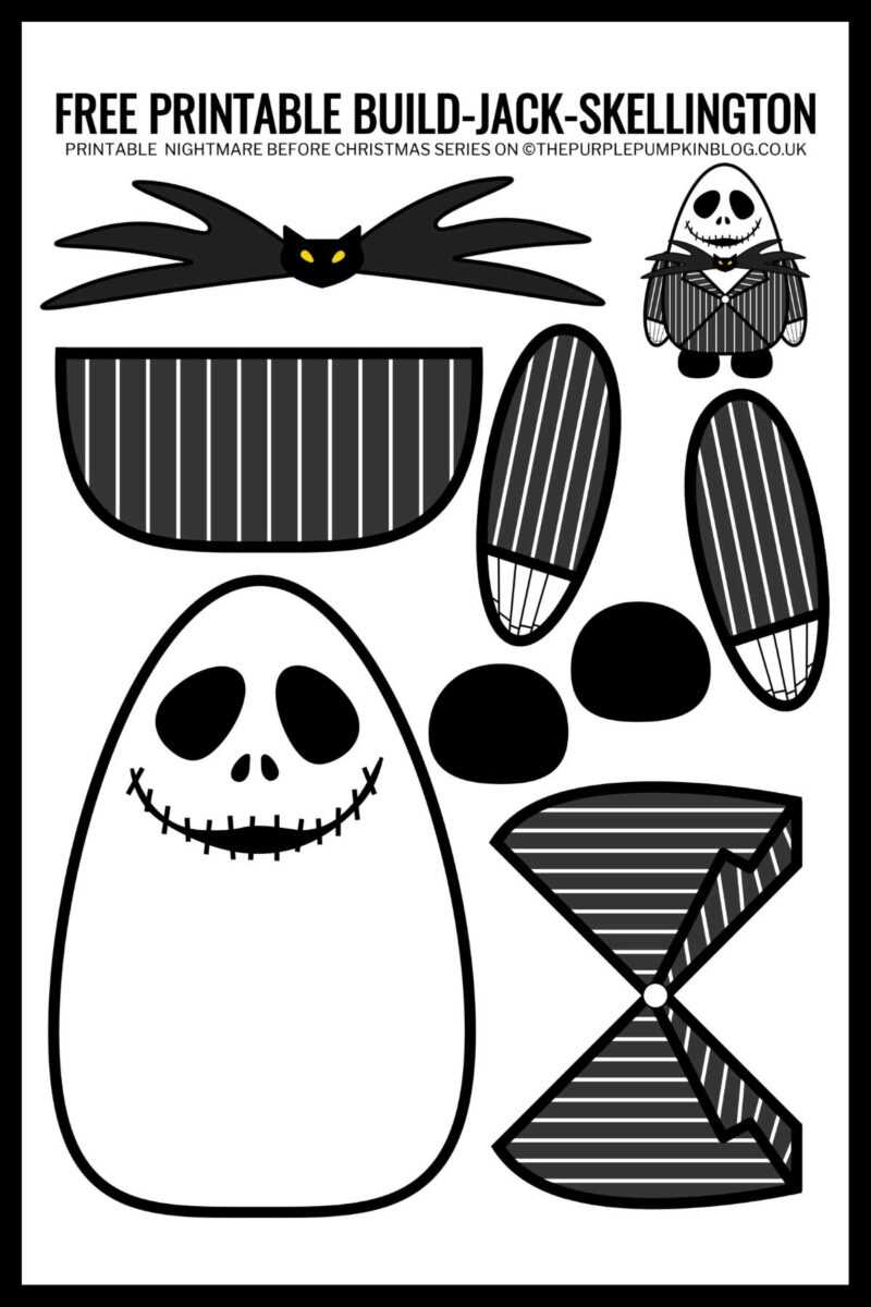 nightmare before christmas printable decorations