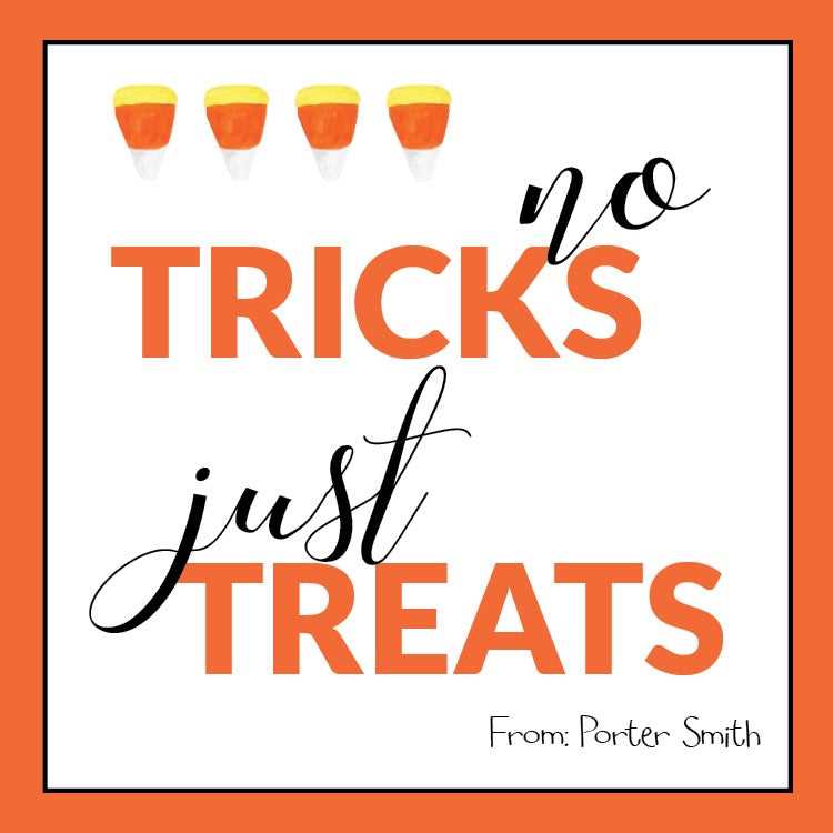 no tricks just treats printable no tricks just treats printable