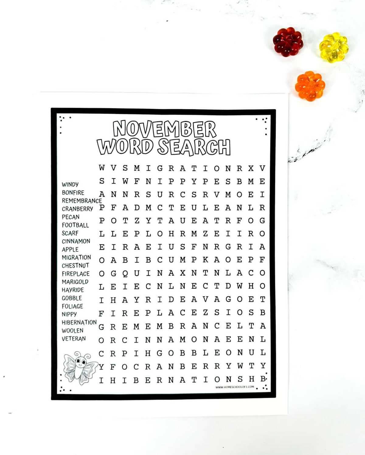 november word search free printable