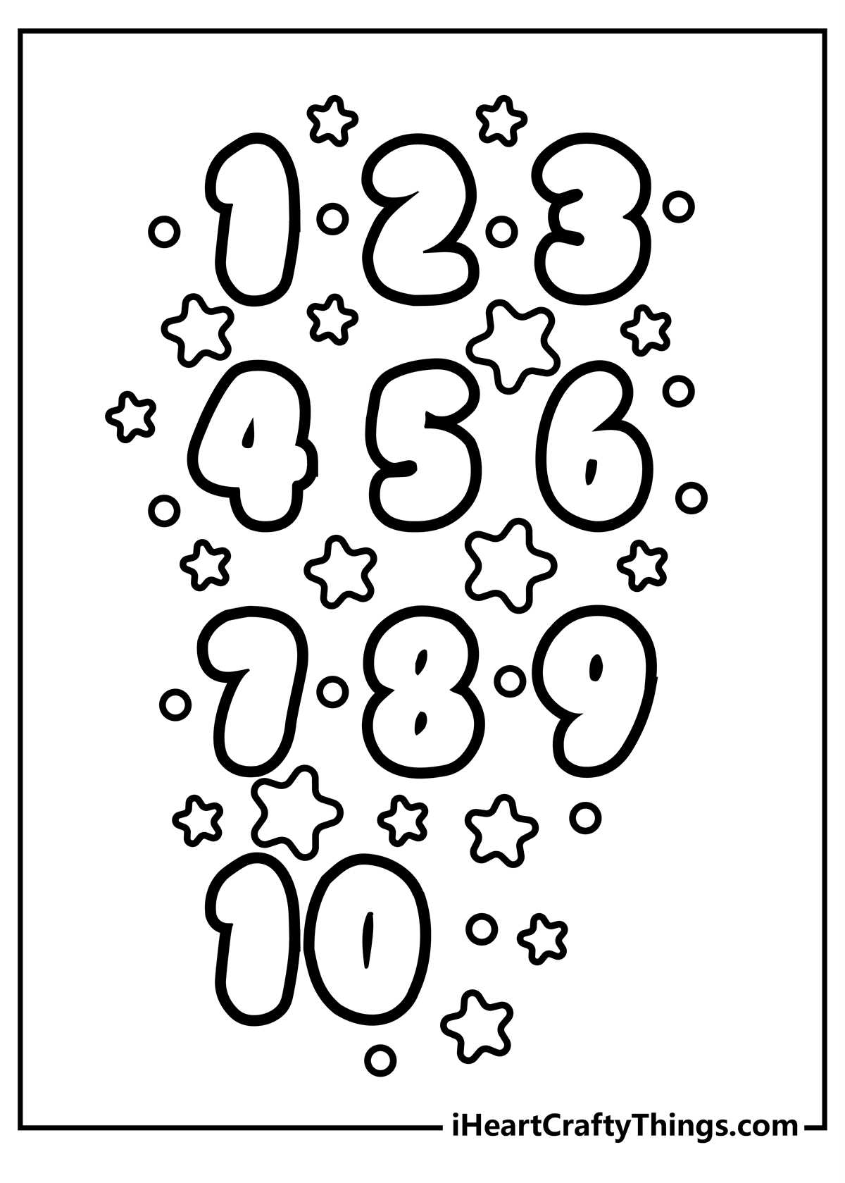 numbers printable coloring pages numbers printable coloring pages
