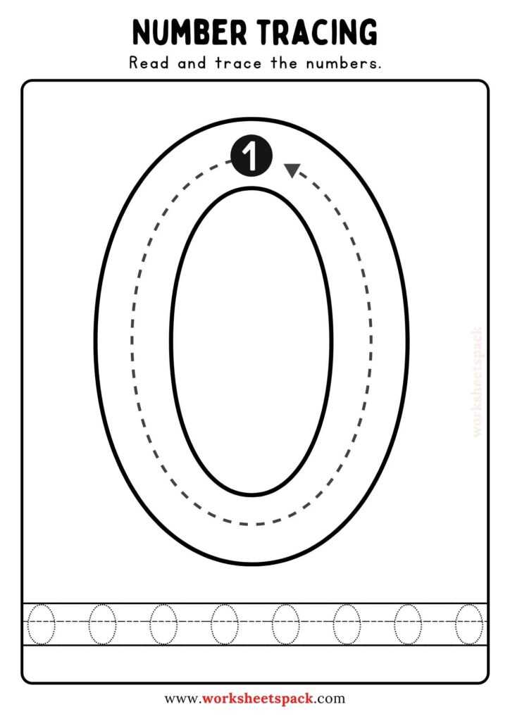 numbers trace printable numbers trace printable
