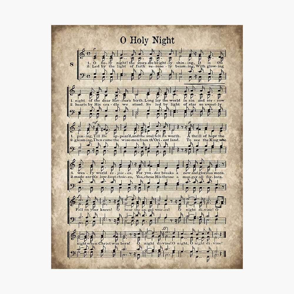o holy night printable o holy night printable