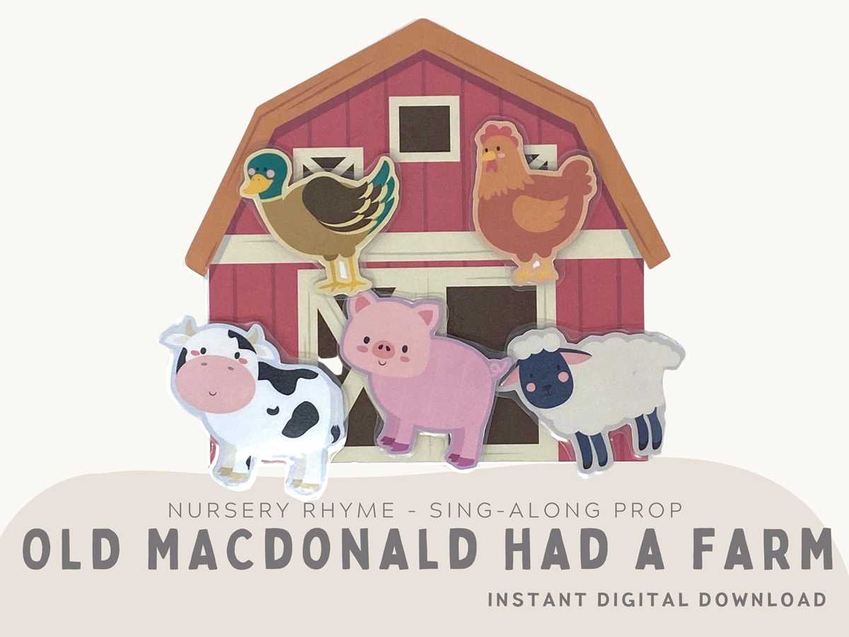 old macdonald printable