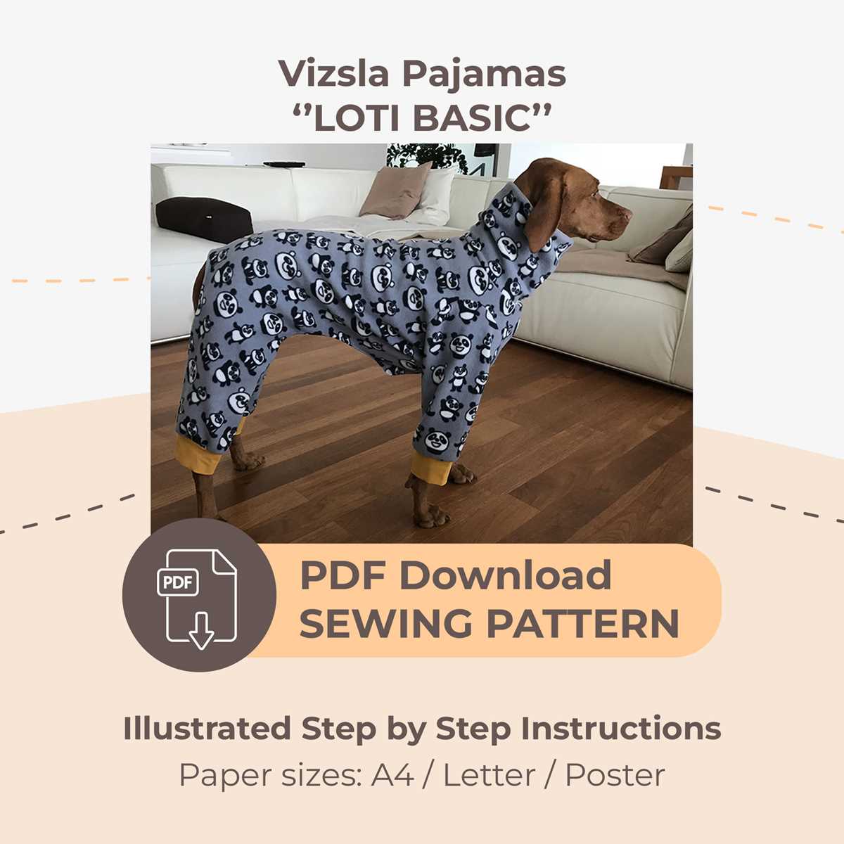 pajama free printable sewing patterns for dog clothes