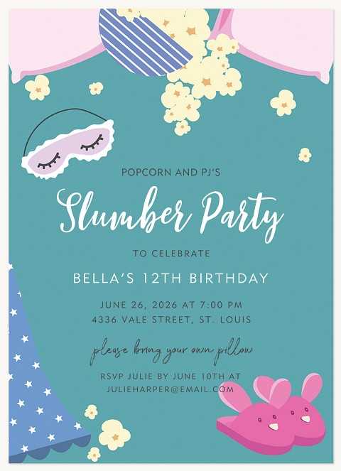 pajama party invitations free printable pajama party invitations free printable
