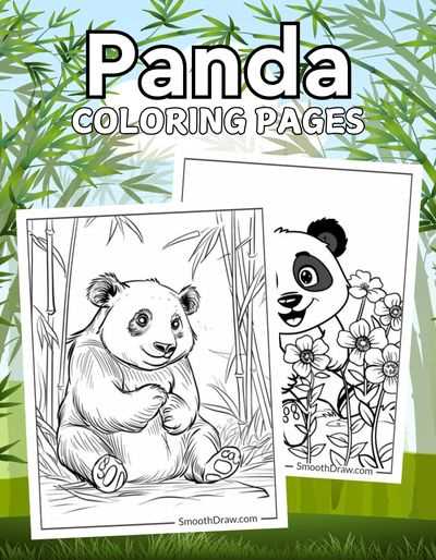 panda coloring pages printable
