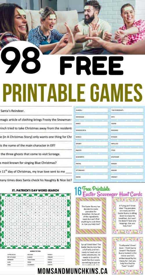 party printable games party printable games