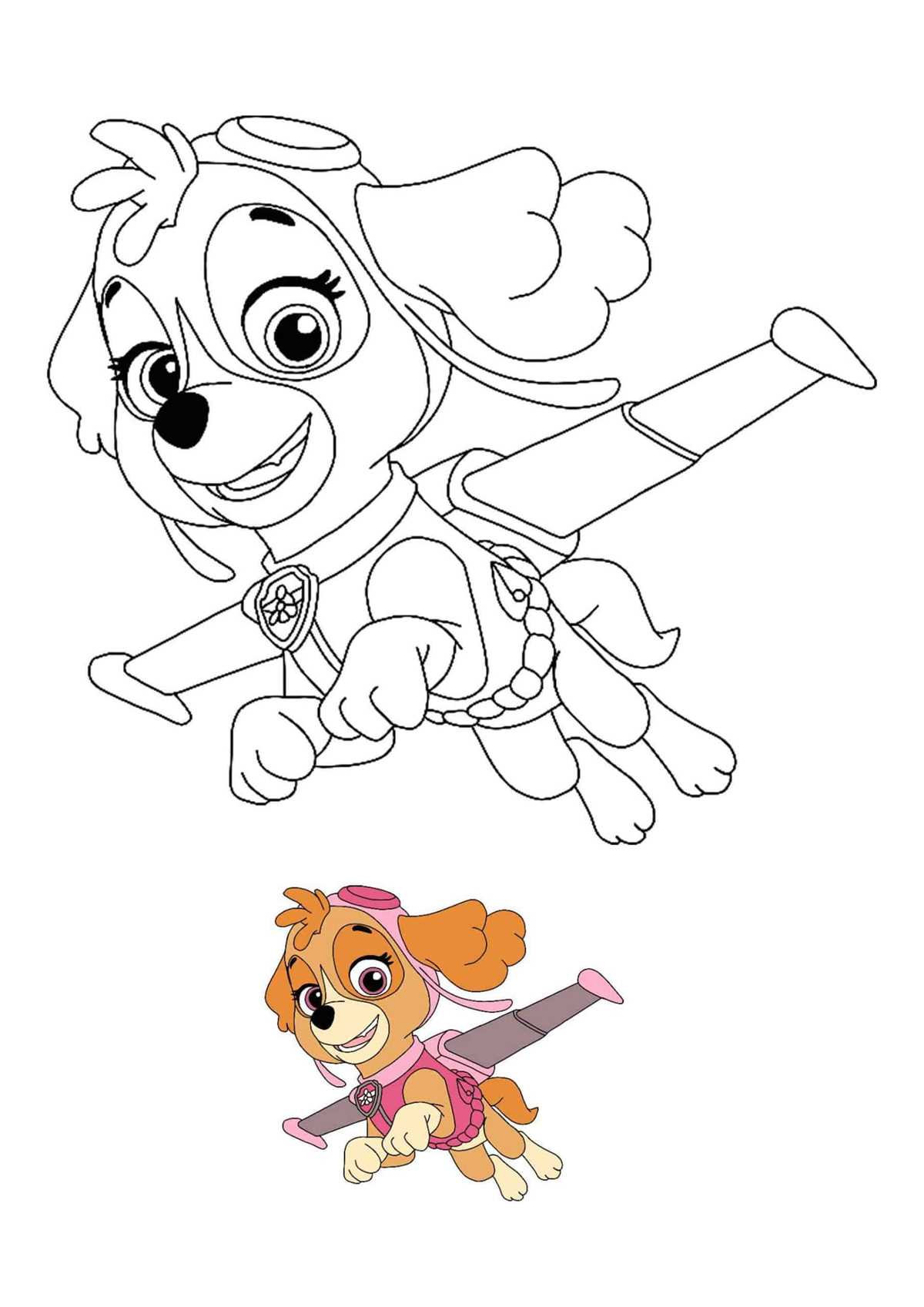 paw patrol skye printables
