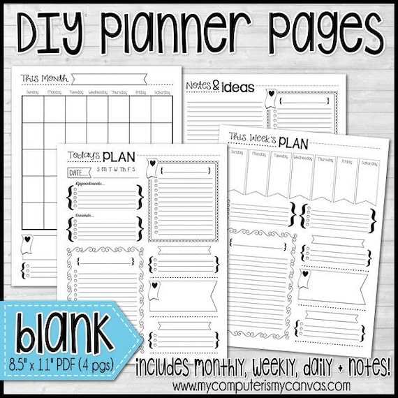 planner printable inserts planner printable inserts