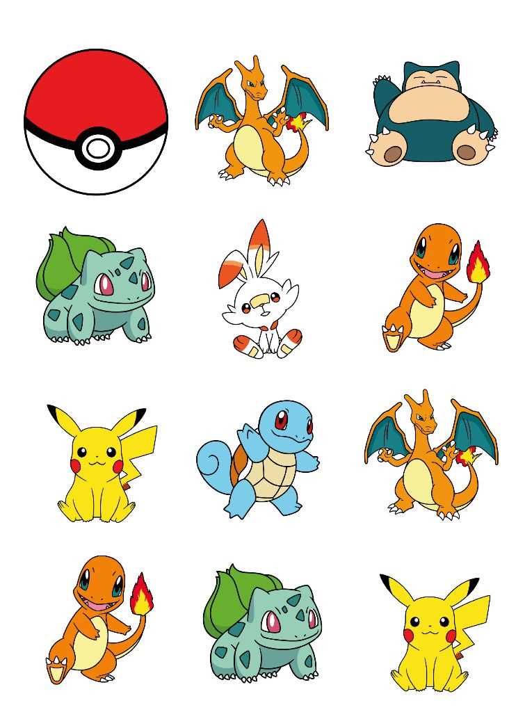 pokemon characters printable pokemon characters printable