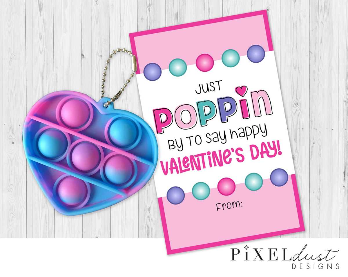 pop it valentines printable