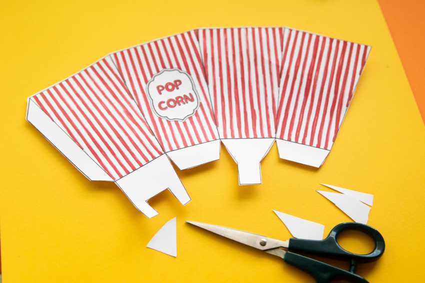 popcorn template printable free