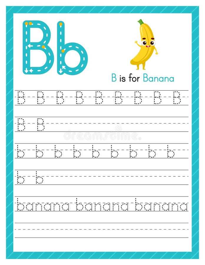 pre k letter trace printables