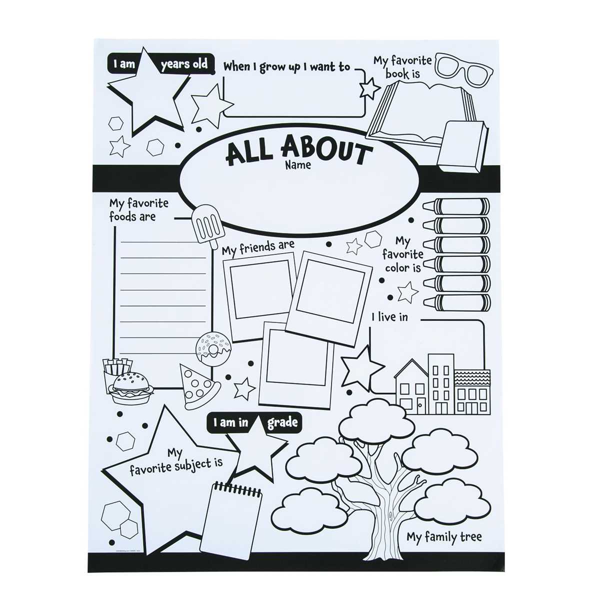 preschool all about me printables preschool all about me printables