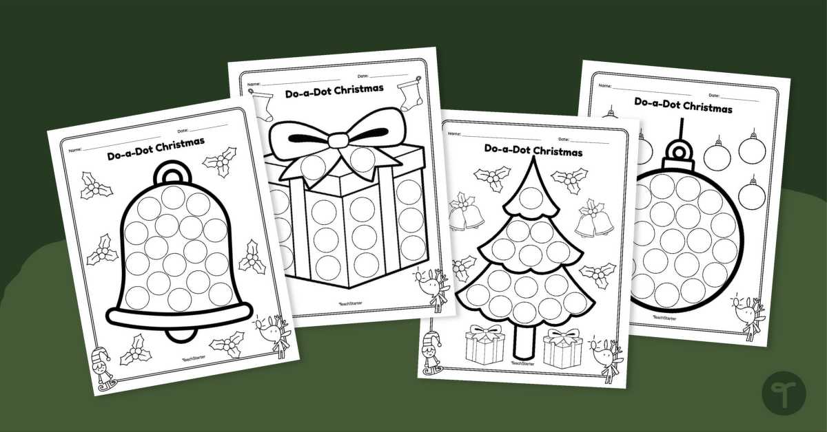 preschool christmas printables