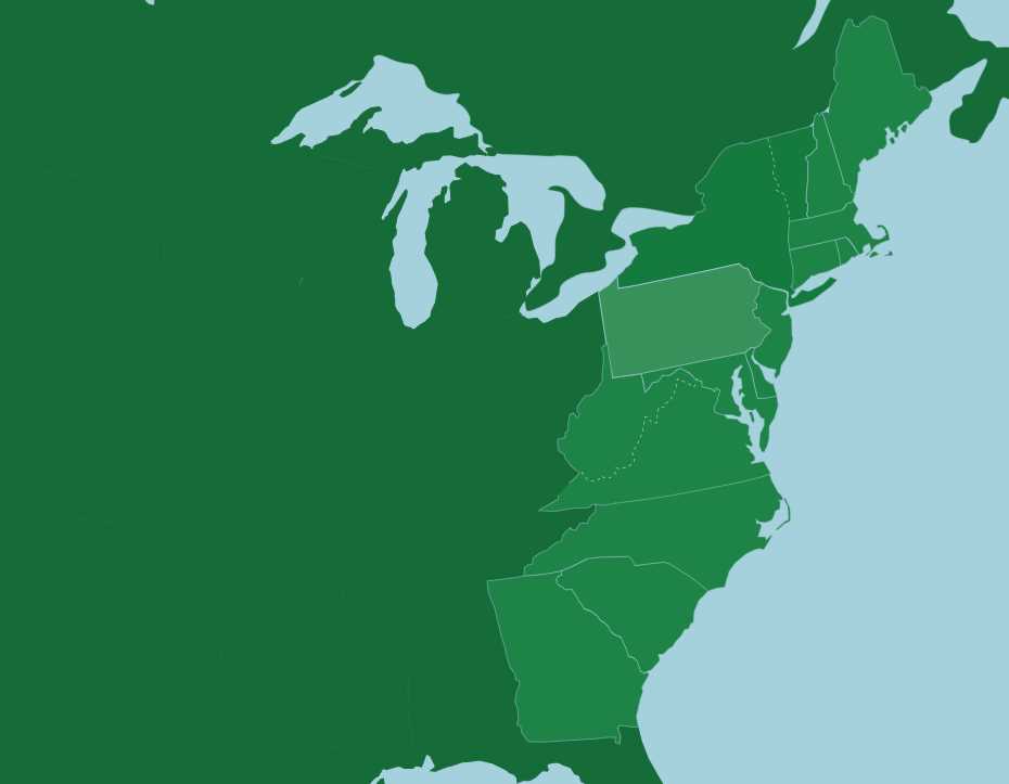 printable 13 colonies map printable 13 colonies map