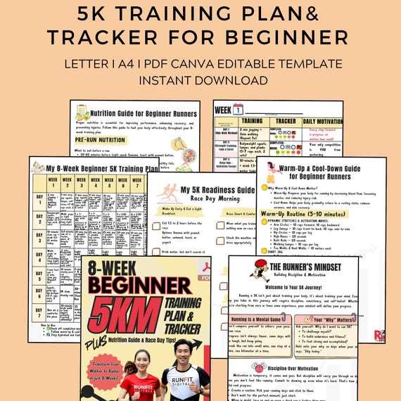 printable 5k training plan printable 5k training plan