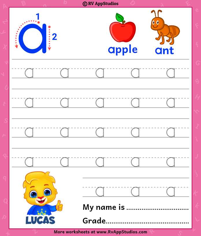 printable a worksheet