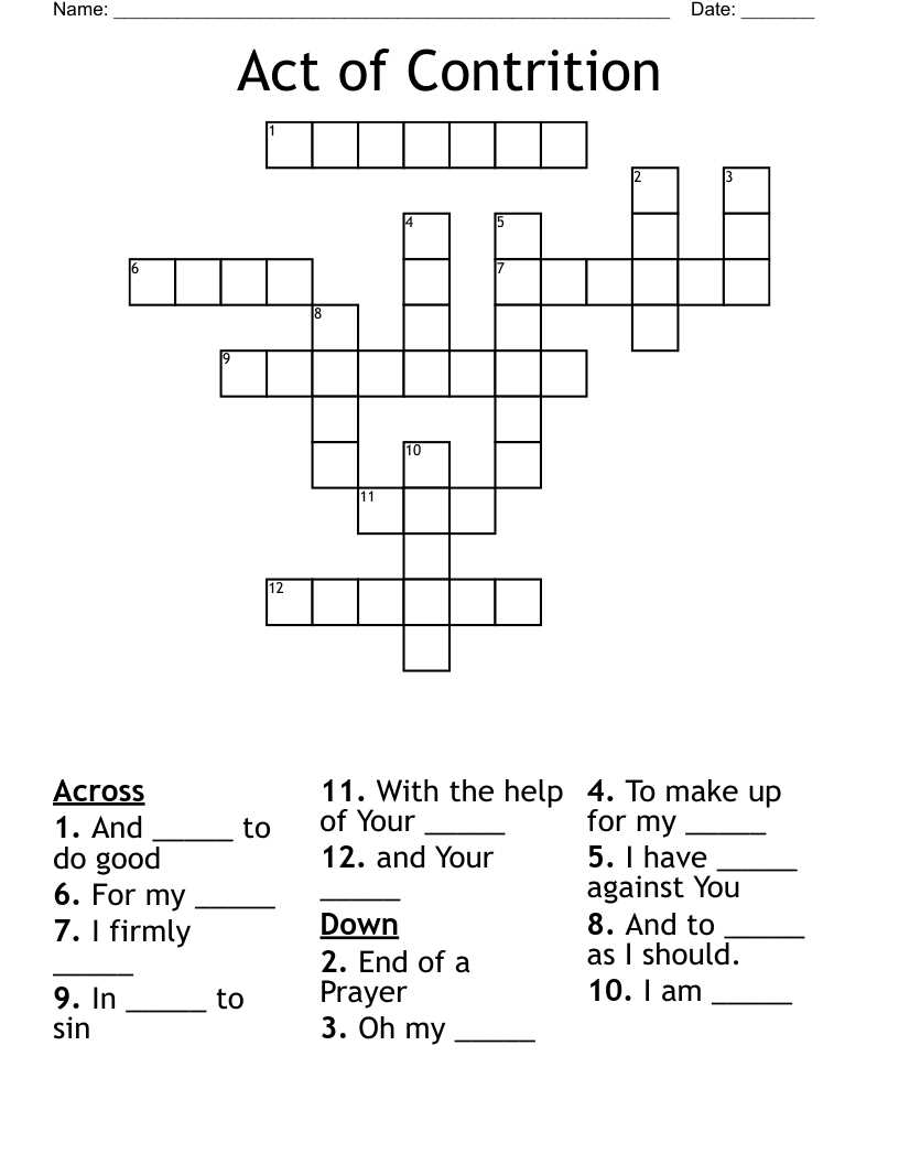 printable act of contrition printable act of contrition