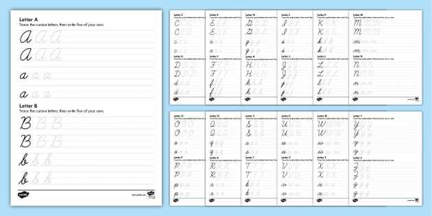 printable alphabet cursive printable alphabet cursive