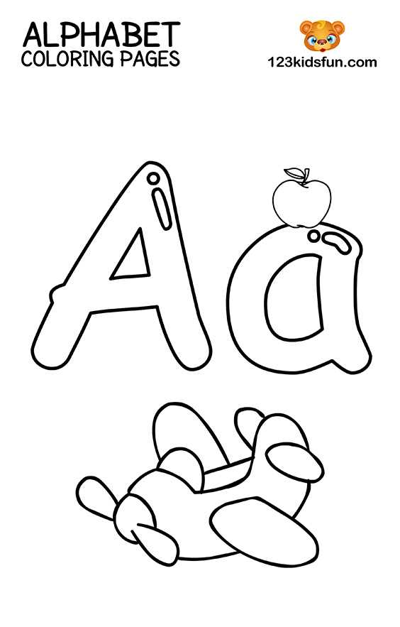 printable alphabet pictures to color