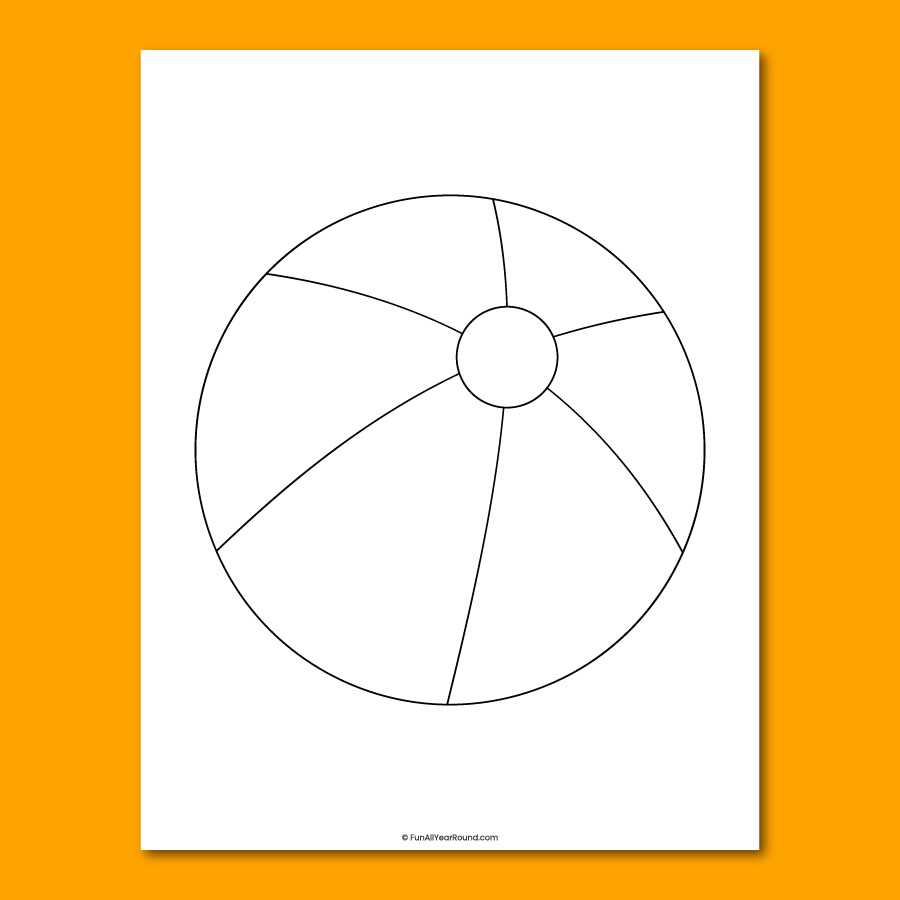 printable beach ball template printable beach ball template