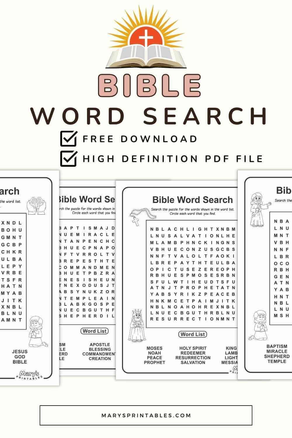 printable bible word search printable bible word search