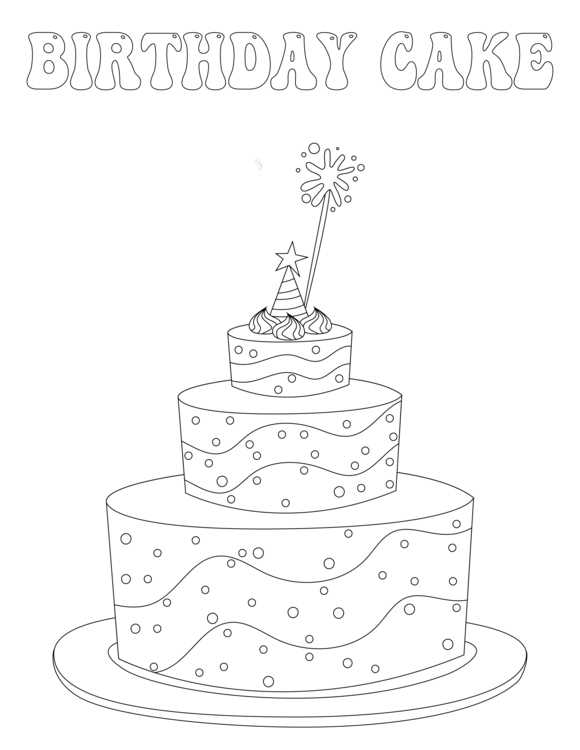 printable birthday cake template printable birthday cake template