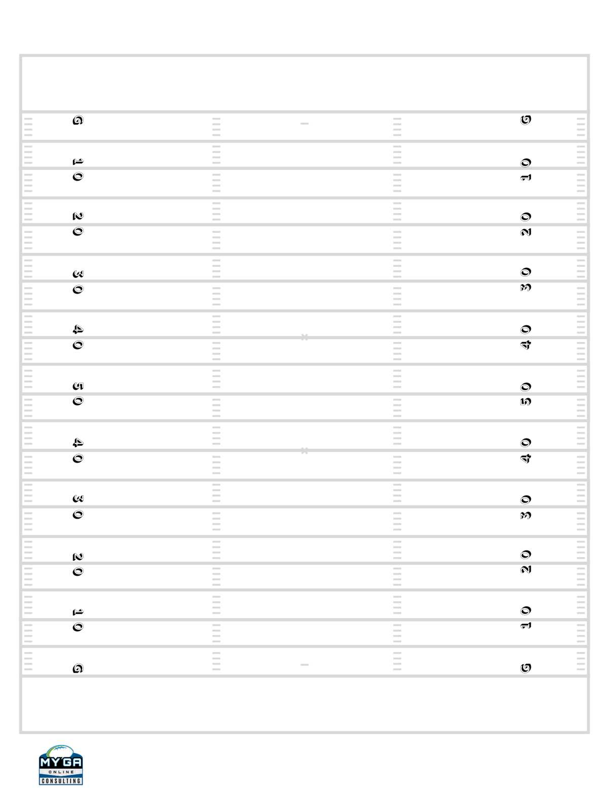 printable blank football practice plan template printable blank football practice plan template