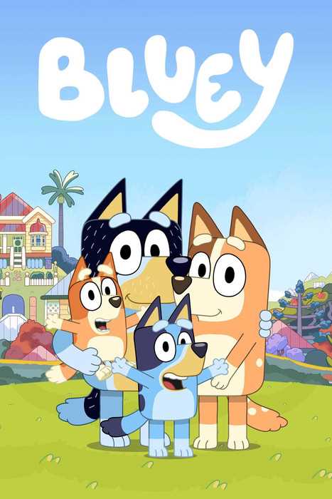 printable bluey family