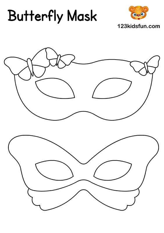 printable butterfly masks