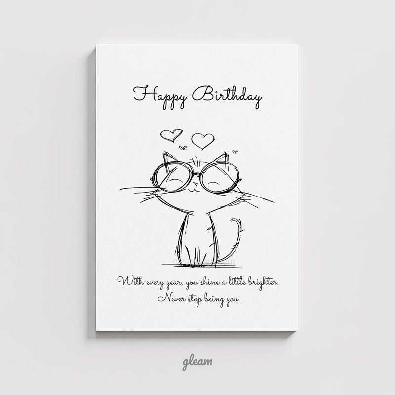printable cat birthday cards printable cat birthday cards