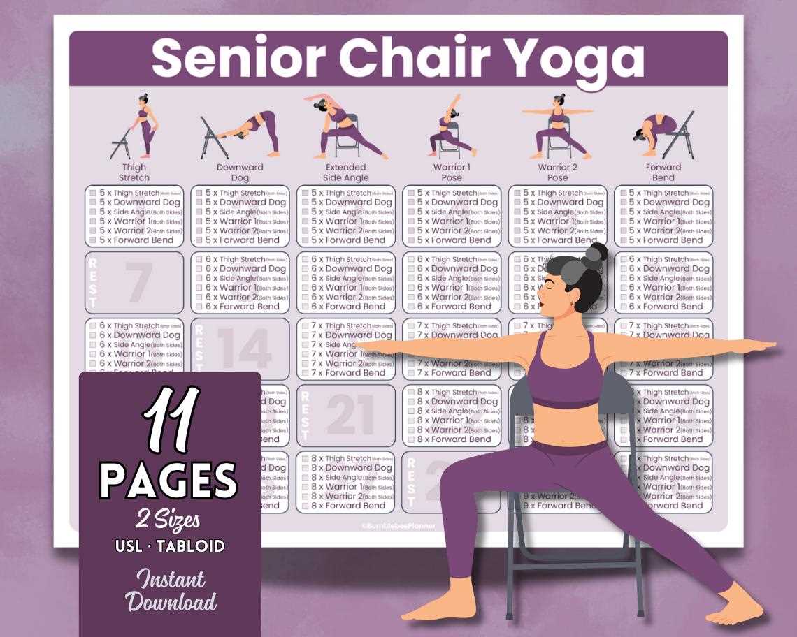 printable chair yoga free printable chair yoga free