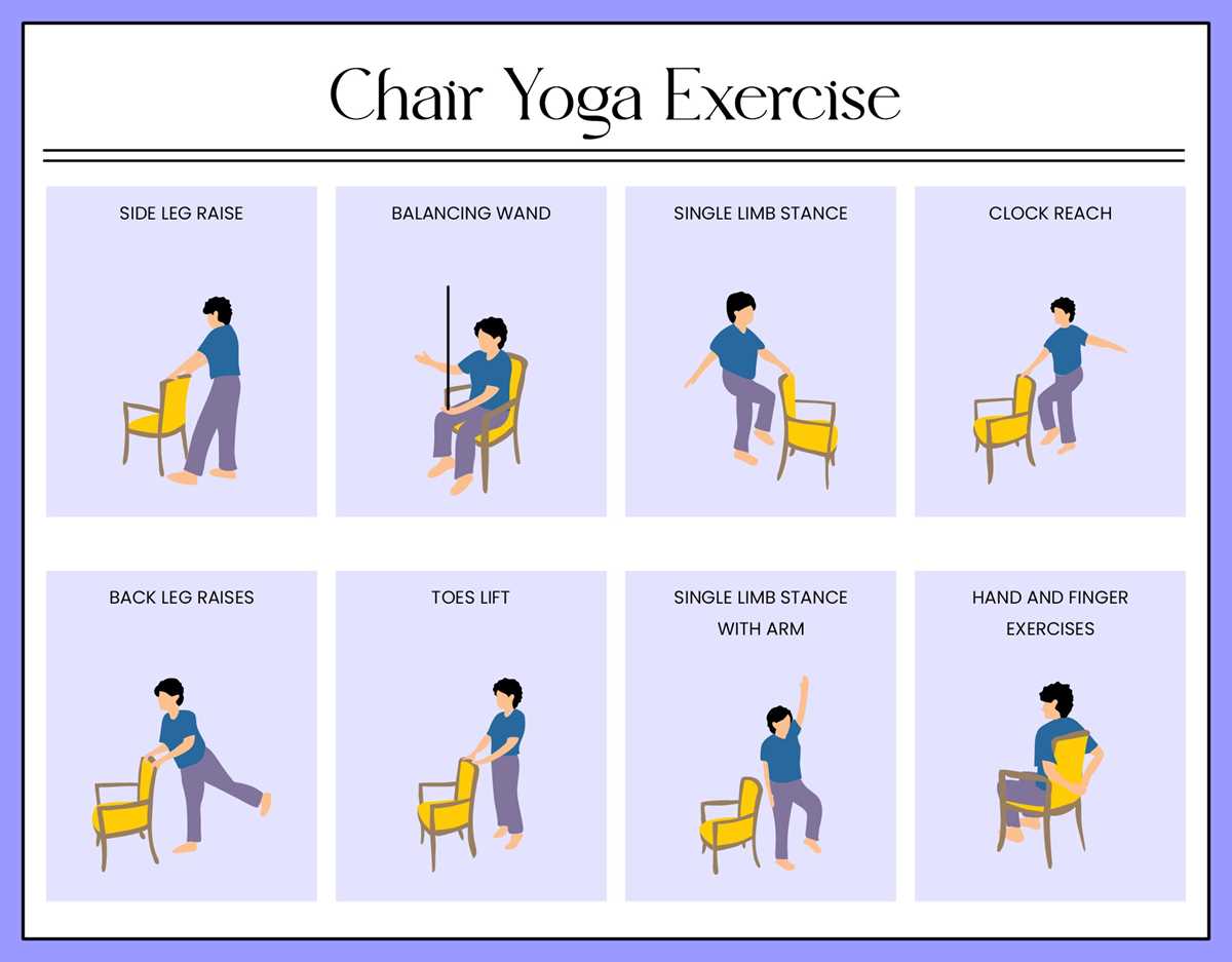 printable chair yoga plan