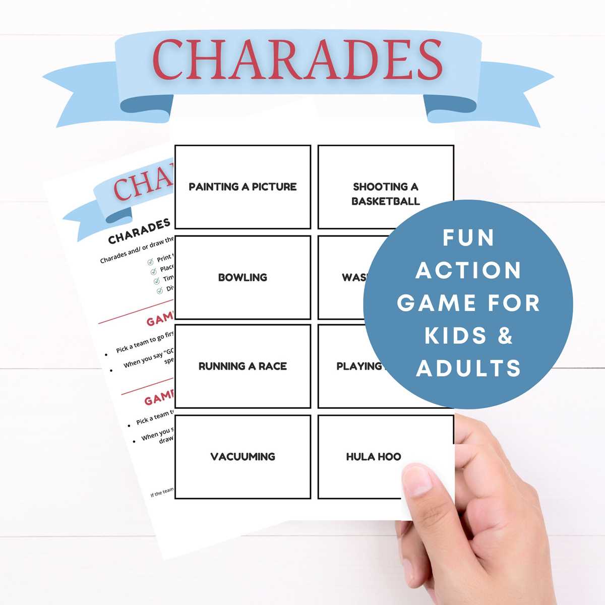 printable charades cards printable charades cards