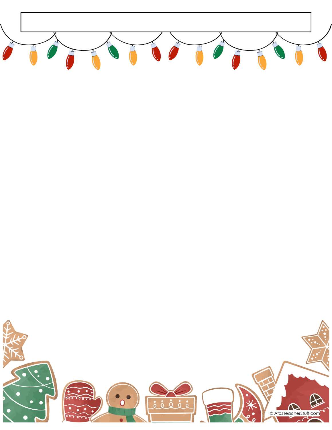 printable christmas border paper