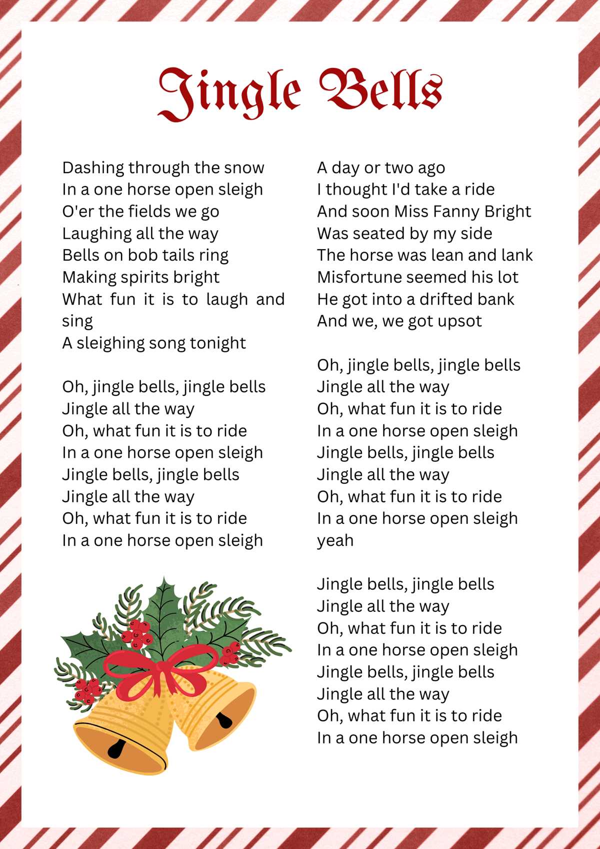 printable christmas carols printable christmas carols