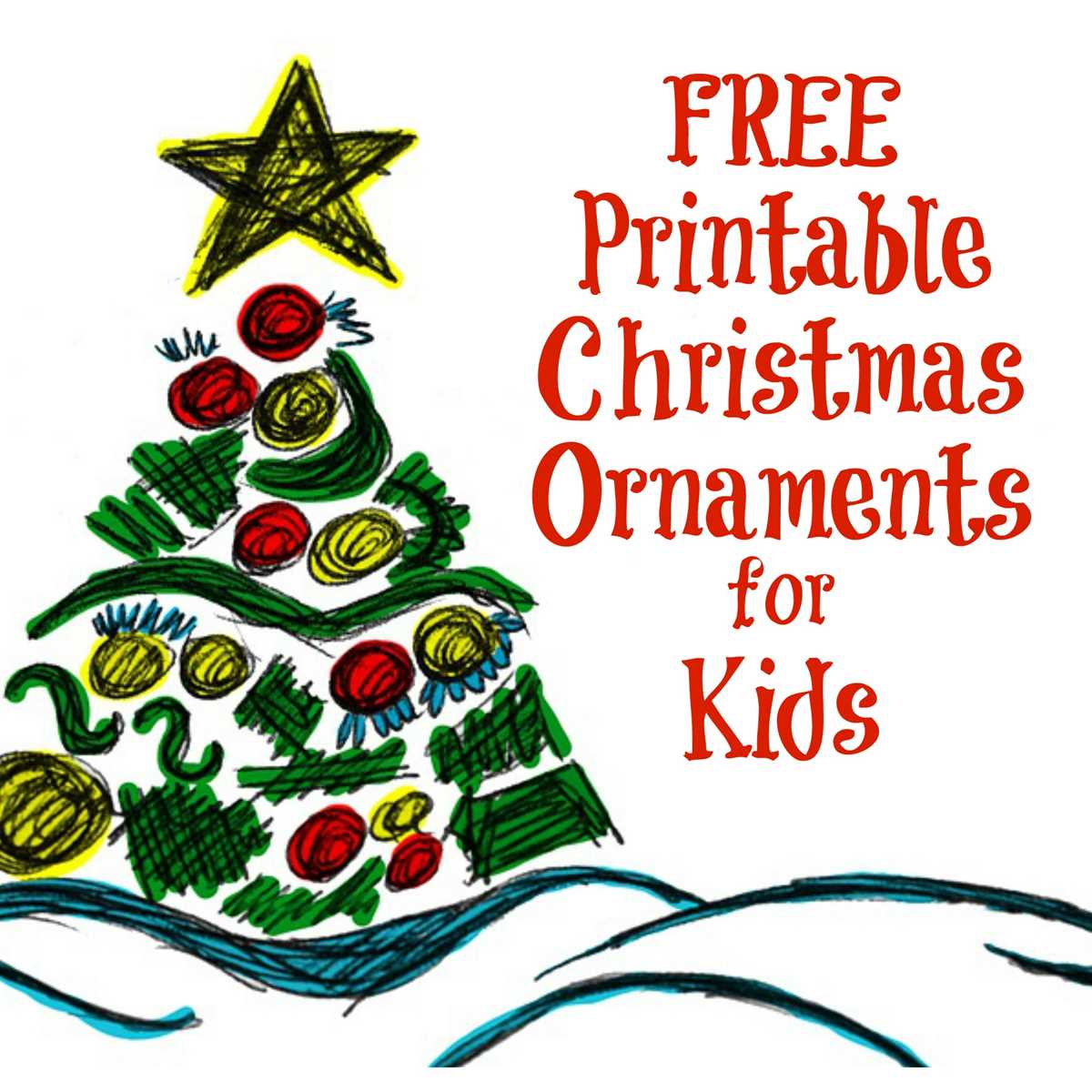 printable christmas ornament